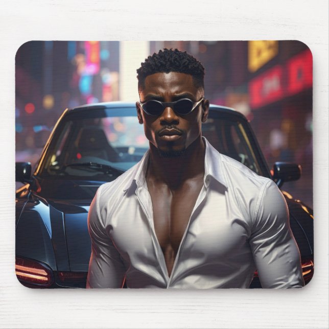 Tapis De Souris Hip Hop - American Rap Star -  (Devant)