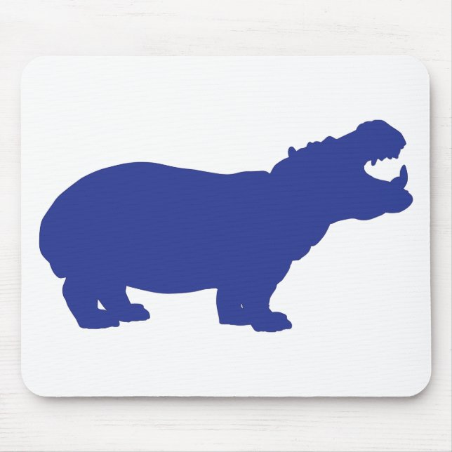 Tapis De Souris Hippo bleu (Devant)