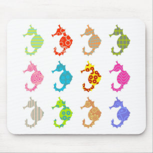 Tapis De Souris Hippocampe modelé