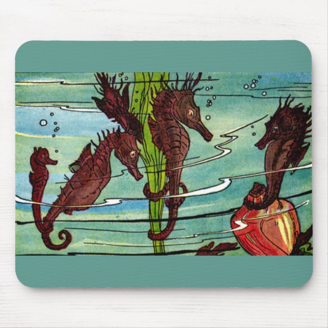 Tapis De Souris hippocampes (Devant)