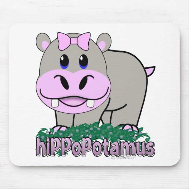 Tapis De Souris Hippopotame (Devant)
