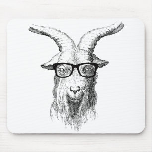 Tapis De Souris Hipster goat