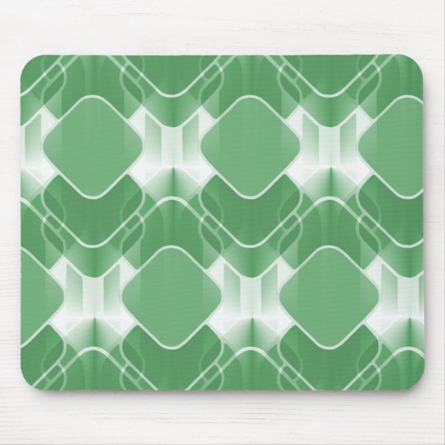 Tapis De Souris Hipster Mousepad rétro, vert (Devant)