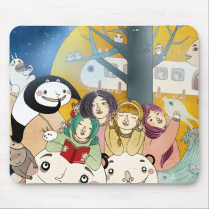 Tapis De Souris Histoire 2013 de temps de lit