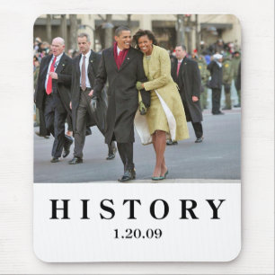 Tapis De Souris HISTOIRE : Barack et inauguration de Michelle