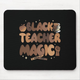 Tapis De Souris Histoire des enseignants noirs Magie Éducation Mel