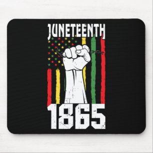 Tapis De Souris Histoire noire afro-américaine 1865 1865 2