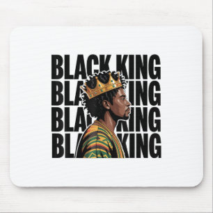 Tapis De Souris Histoire noire Homme noir roi père Afro Melanin ho