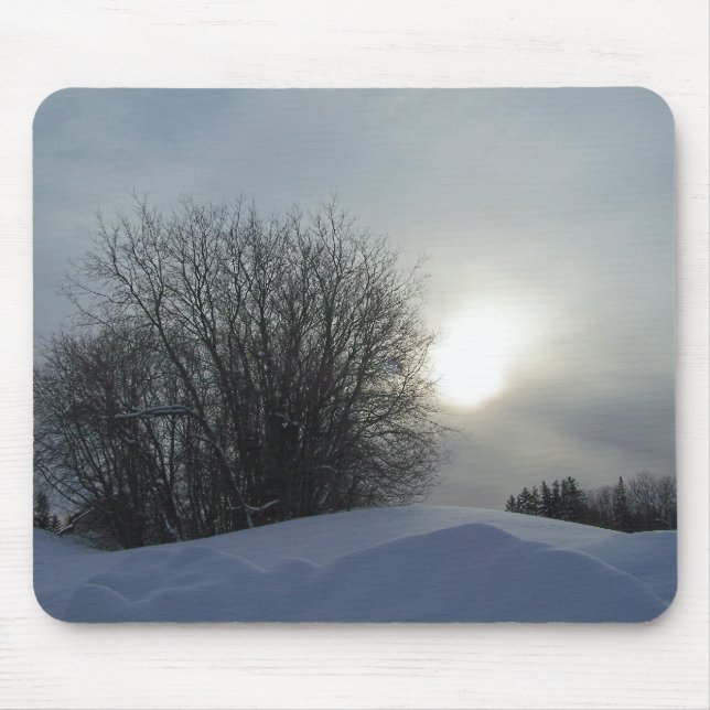 Tapis De Souris Hiver au Maine (Devant)
