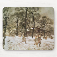 Hiver d'Arthur Rackham | dans des jardins de
