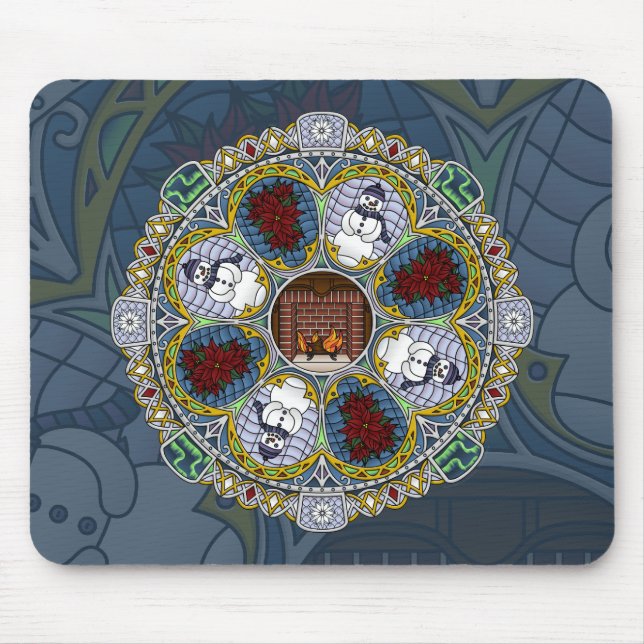 Tapis De Souris Hiver Nouveau Mousepad (Devant)