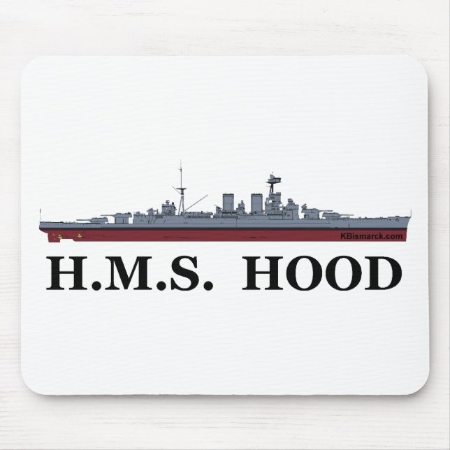 Tapis De Souris HMS Hood (Devant)