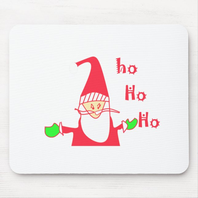 Tapis De Souris Ho Ho Ho Merry Christmas From Santa.png (Devant)