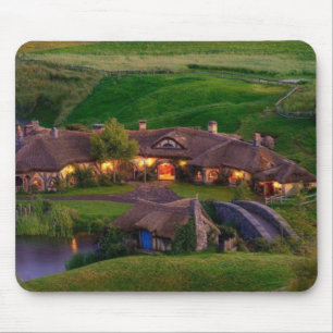 Tapis De Souris Hobbiton Nouvelle Zélande Mousepad