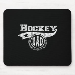 Tapis De Souris Hockey Papa Fête des pères Cadeau Père Sport Homme