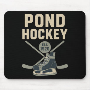 Tapis De Souris Hockey sur Étang Depuis 1920 Vintage 