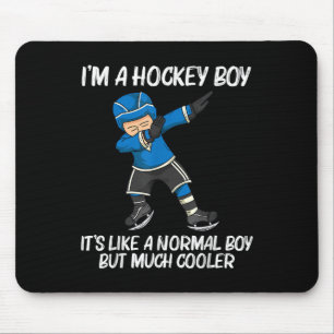 Tapis De Souris Hockey sur glace amusant pour garçons Enfants Pati