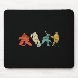Tapis De Souris Hockey sur glace de style vintage