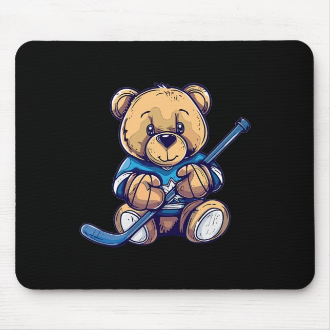 Tapis De Souris Hockey sur glace mignon  (Devant)
