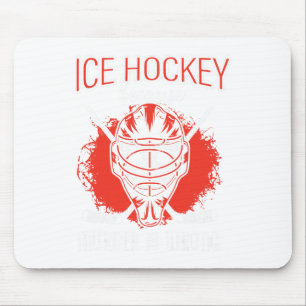 Tapis De Souris Hockey sur glace parce que le meurtre est faux Hoc