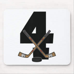 Tapis De Souris Hockey sur glace pour enfants 4e anniversaire Enfa
