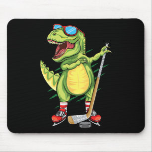 Tapis De Souris Hockeysaurus Dinosaure Hockey sur Glace Trex Enfan