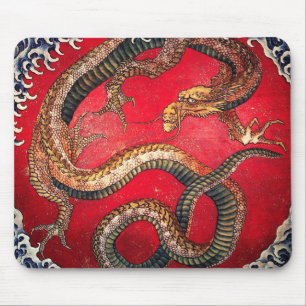 Tapis De Souris Hokusai Dragon