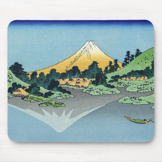 Tapis De Souris Hokusai - Le Mont Fuji reflète le lac Kawaguchi (Devant)