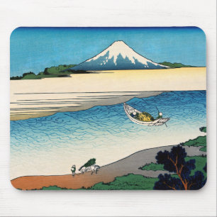 Tapis De Souris Hokusai - rivière Tama dans la province de Musashi