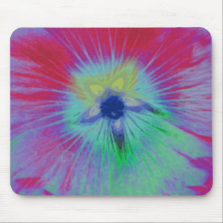 Tapis De Souris Hollyhock Fleur Lumière vive Mousepad