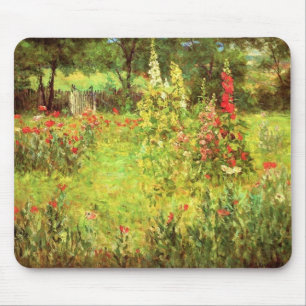Tapis De Souris Hollyhocks & Poppies