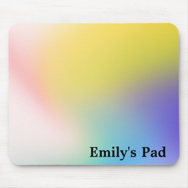 Tapis De Souris Holographique Abstrait (Devant)