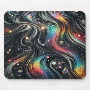 Tapis De Souris Holographique Parties scintillant arc-en-ciel les