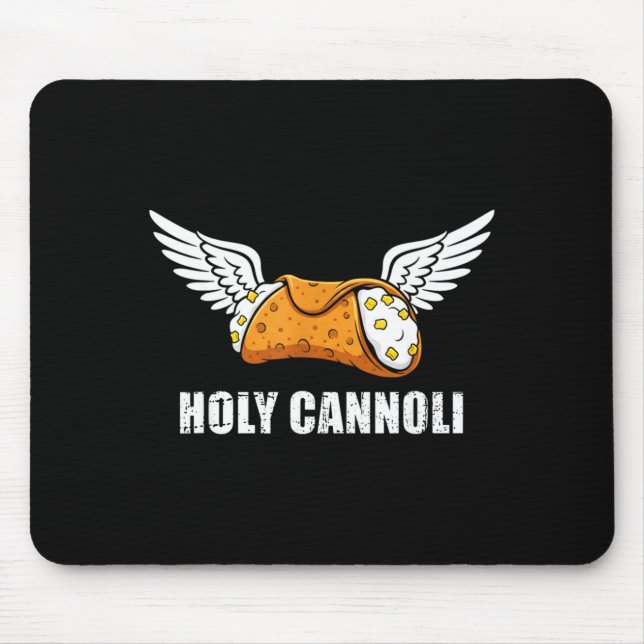 Tapis De Souris Holy Cannoli Tri-blend Funny Quote  (Devant)