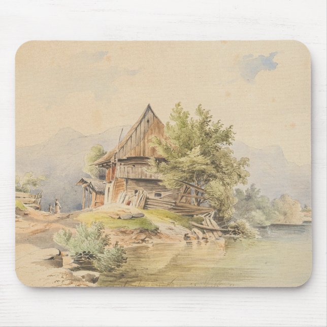 Tapis De Souris Holzhütte am See - Carl Lafite (Devant)
