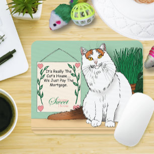 Tapis De Souris Home Sweet Kitty Home