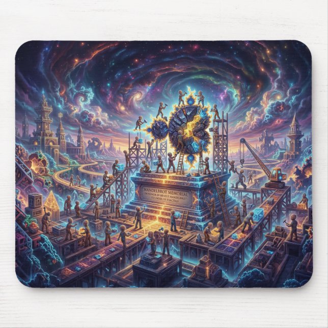 Tapis De Souris Hommage à Benoit Mandelbrot (Devant)