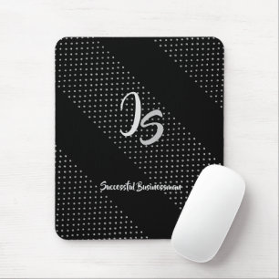 Tapis De Souris "Homme d'affaires prospère" Monogramme personnel e