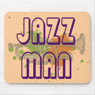 TAPIS DE SOURIS HOMME DE JAZZ