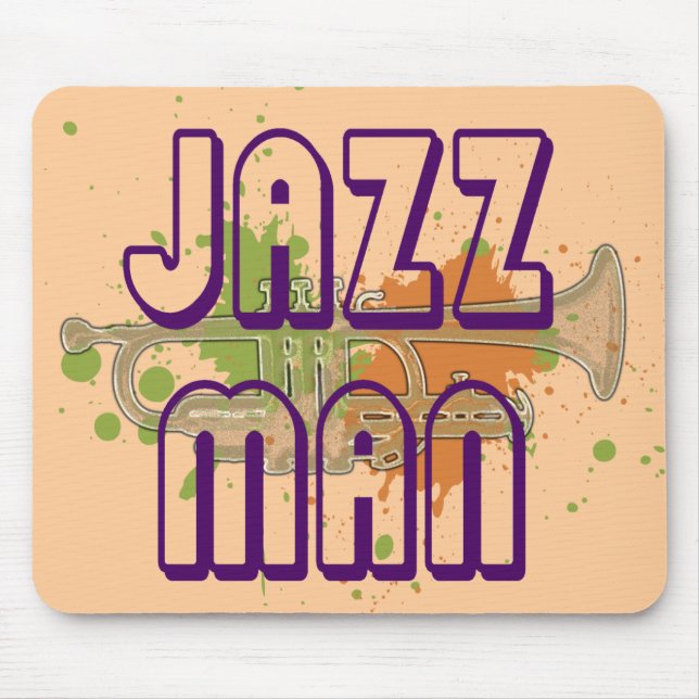 TAPIS DE SOURIS HOMME DE JAZZ (Devant)