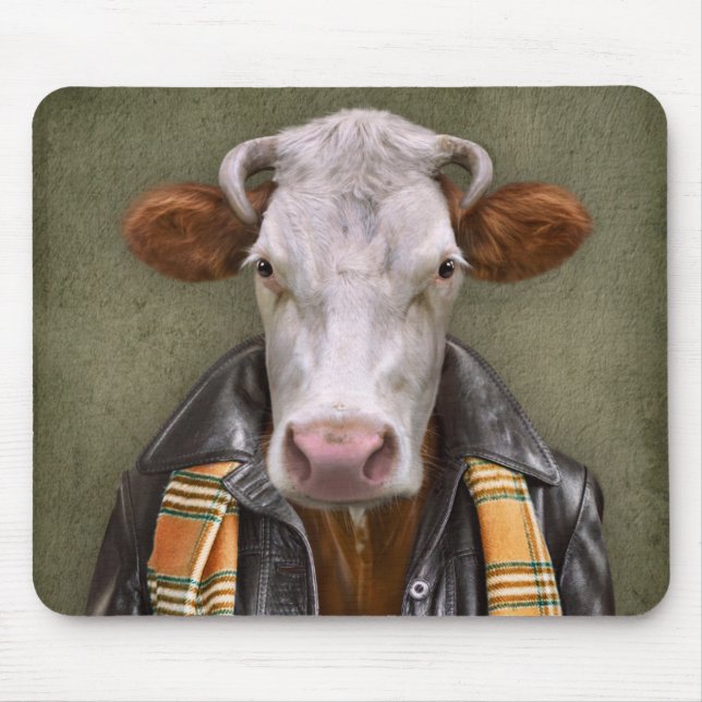 Tapis De Souris Homme de vache (Devant)