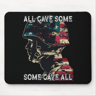 Tapis De Souris Homme Drapeau Usa A Donné Quelques Forces Armées A