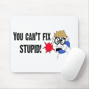 Tapis De Souris Homme en colère au téléphone humour