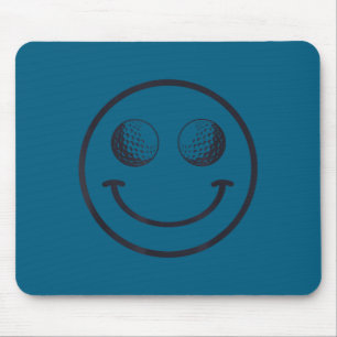 Tapis De Souris Homme Femme Sourire Drôle Balle de Golf Joueur Mig