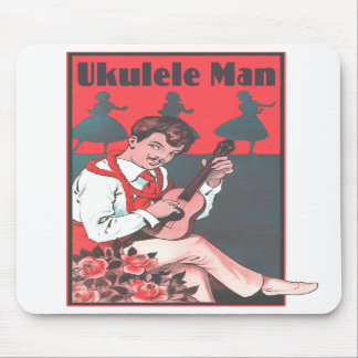 Tapis De Souris Homme Mousepad d'ukulélé
