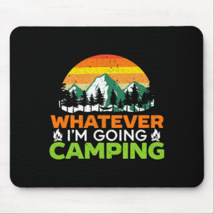 Tapis De Souris Homme quoi qu'il arrive en camping campeur amoureu