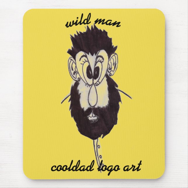 Tapis De Souris homme sauvage (Devant)