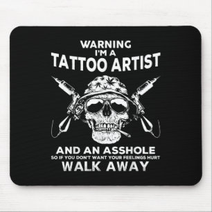 Tapis De Souris Homme Tattoo Artist Skull Graphic Tattoo Artist Ap