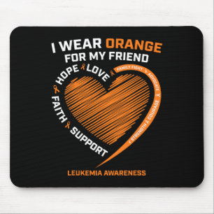 Tapis De Souris Hommes Je Porte De L'Orange Pour Mon Ami Sensibili