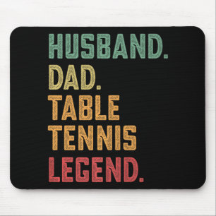 Tapis De Souris Hommes mari papa de table de tennis de table légen
